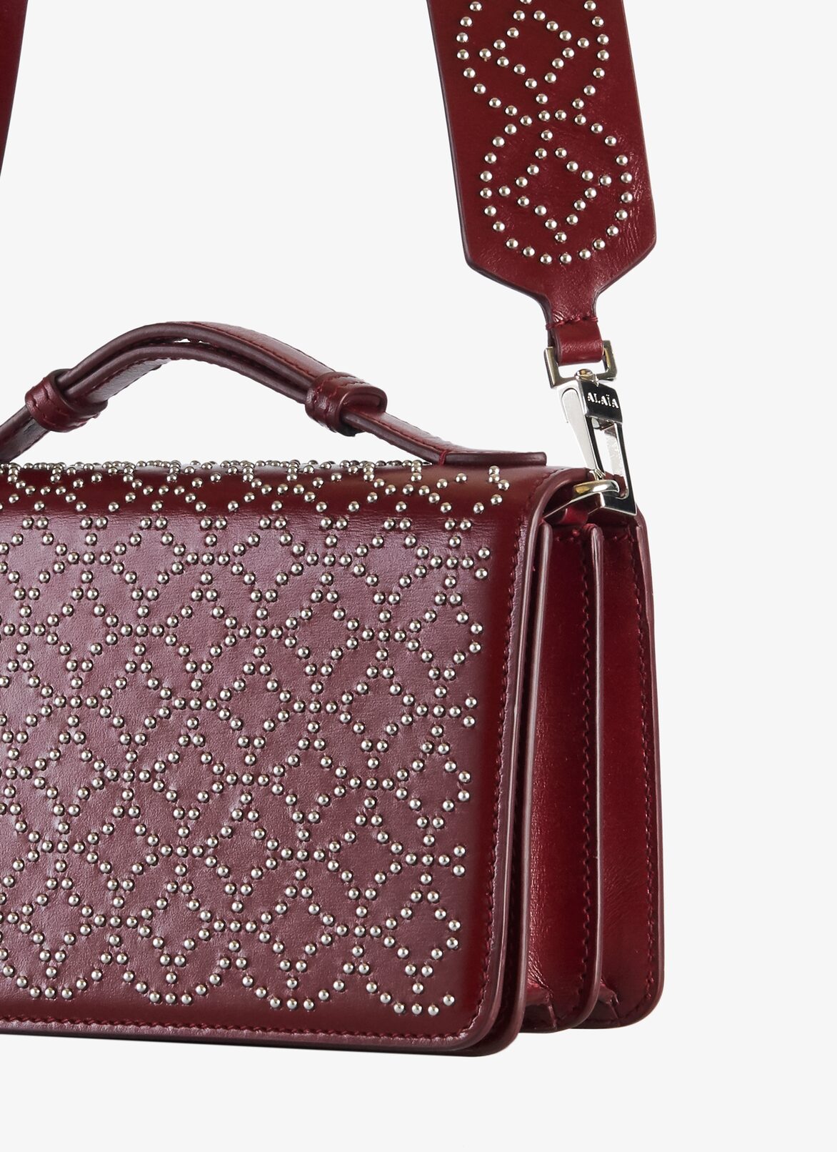 Franca 17 Crossbody Bag ALAÏA GARNET RED FRANCA 17 CROSSBODY BAG